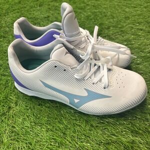 Mizuno Wave Finch Lightrevo Jr. Softball Molded Cleats Youth Girls Size 5.5